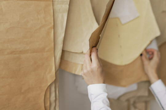 Anonymous garment pattern material 