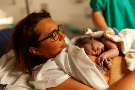 Baby birth in hospital