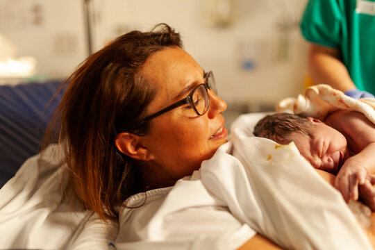 Baby birth in hospital