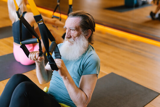 Gym exercise suspension recreation