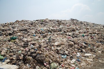 Garbage landfill Junk yard garbage pile