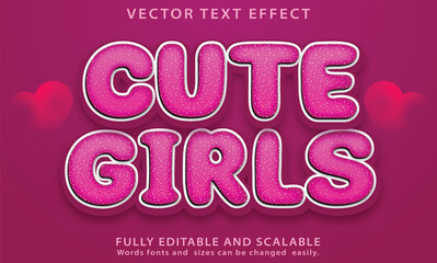 Vector a pink and purple text effect