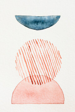 Abstract watercolor design