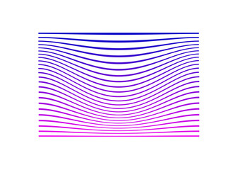 rechteckige fl&auml;che gef&uuml;llt mit blauen und violetten wellenf&ouml;rmigen linien als hintergrond geeignet