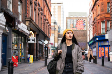 Person Walking On London Street
