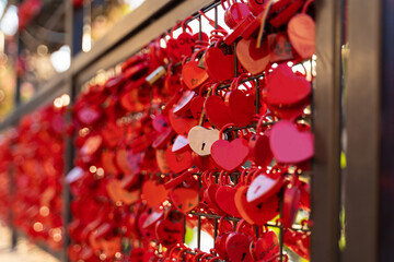 hearts padlock