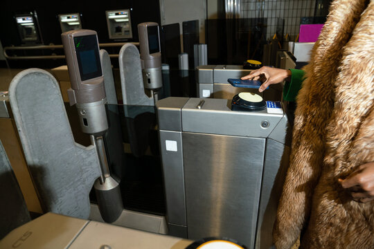 Paying For Public Transport Ticket Using Phone