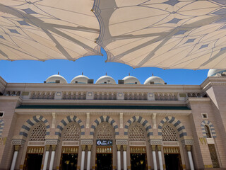 Fototapeta premium the grand madina mosque in saudi arabia al haram