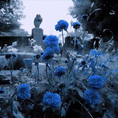 In Death's Garden All The Flowers Are Blue, AI