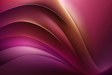 Gradient abstract background in burgundy color, AI generated