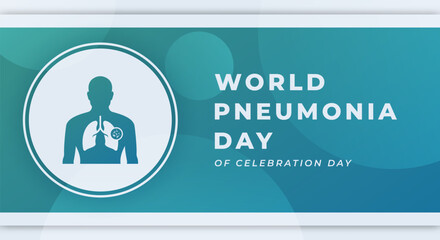 World Pneumonia Day Celebration Vector Design Illustration for Background, Poster, Banner, Advertising, Greeting Card