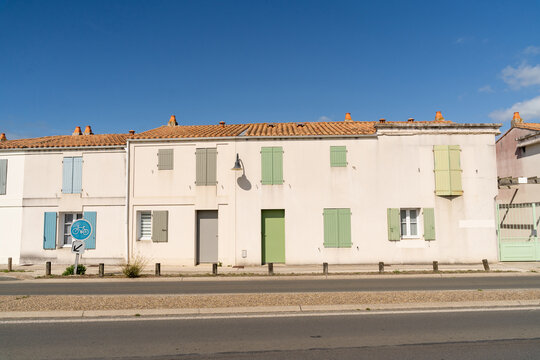 row houses street