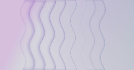 Composition of waves on white background with copy space