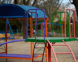 Empty playgrounds for playing, Ukraine
