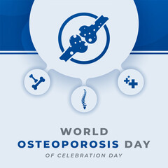 World Osteoporosis Day Celebration Vector Design Illustration for Background, Poster, Banner, Advertising, Greeting Card