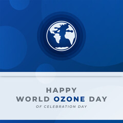 World Ozone Day Celebration Vector Design Illustration for Background, Poster, Banner, Advertising, Greeting Card