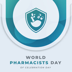 World Pharmacists Day Celebration Vector Design Illustration for Background, Poster, Banner, Advertising, Greeting Card