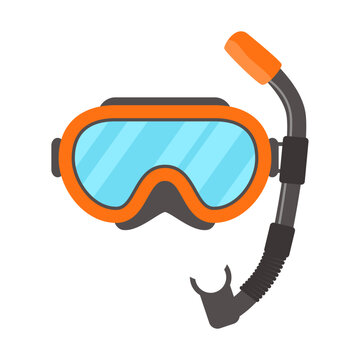 recommend clip art: Snorkeling glasses clip art vector illustration
