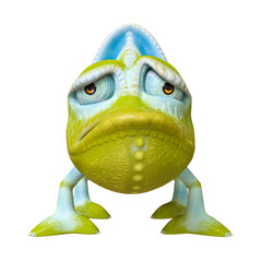 chameleon cartoon is so sad