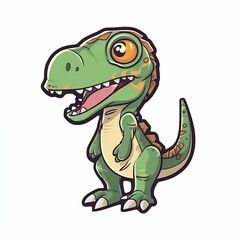 Dinosaur. sticker.