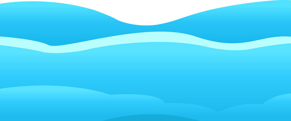 Blue ocean wave abstract background. Blue ocean wave illustration.