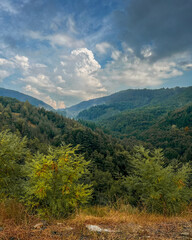 Cloudy day in the Mountains