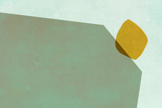 Simple abstract art on canvas