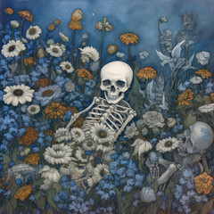 In Death's Garden All the Flowers Are Blue, AI