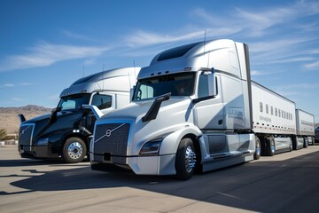 Self-driving trucks Generative AI