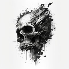 skull in the dark tattoo