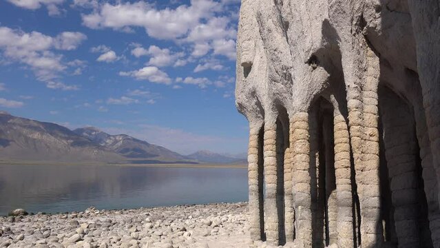 2022 - time lapse of the Crowley Lake columns and tufa formations in the Easter Sierras of California.