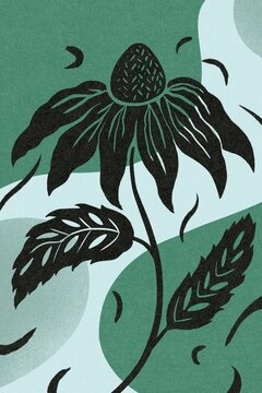 Spring flower illustration