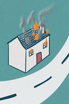 House on fire