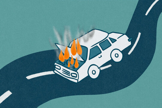 Car On Fire 