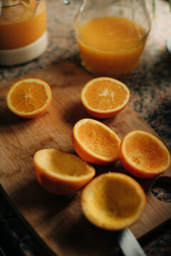 Squeezed oranges 