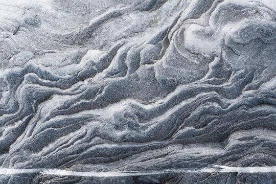 Grey Organic Lines Abstract Stone Texture