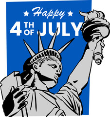 Liberty US Independence day 4th of july