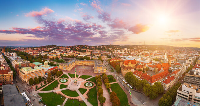 Schlossplatz in Stuttgart, Germany