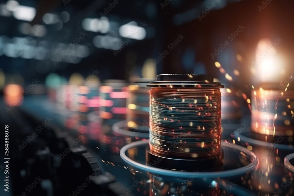 Poster a stack of coins sitting on top of a table next to a candle factory animation motion graphics