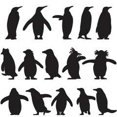 King penguin silhouette #3