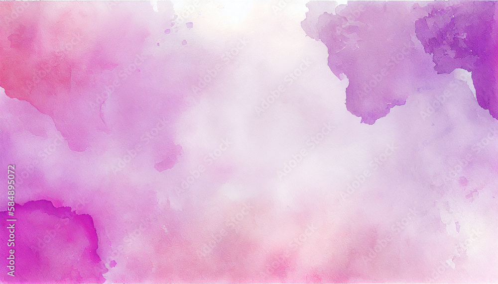 Poster abstract backdrop of pink watercolor paints and patterns ,generative ai