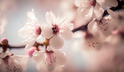 photograph of a cherry blossom tree