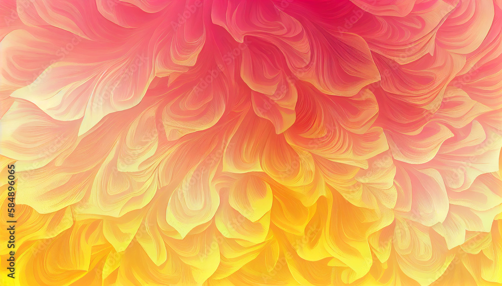 Aufkleber abstract multi colored backdrop with vibrant yellow pattern ,generative ai