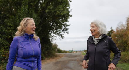Fitness partners enjoying exercise routine together.