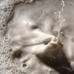 Soap splash as background