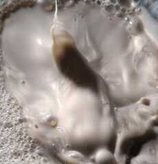 Soap splash as background