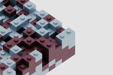 Colored Block toy pieces