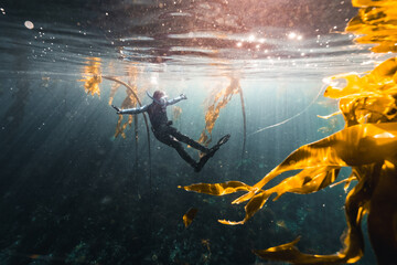 becoming one with the ocean