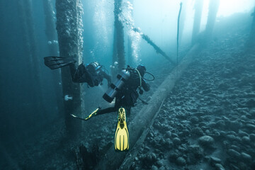 scuba diver underwater