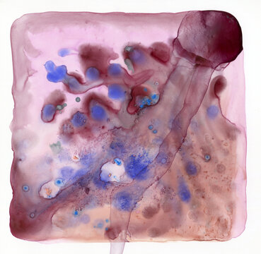 Original watercolor abstract background 